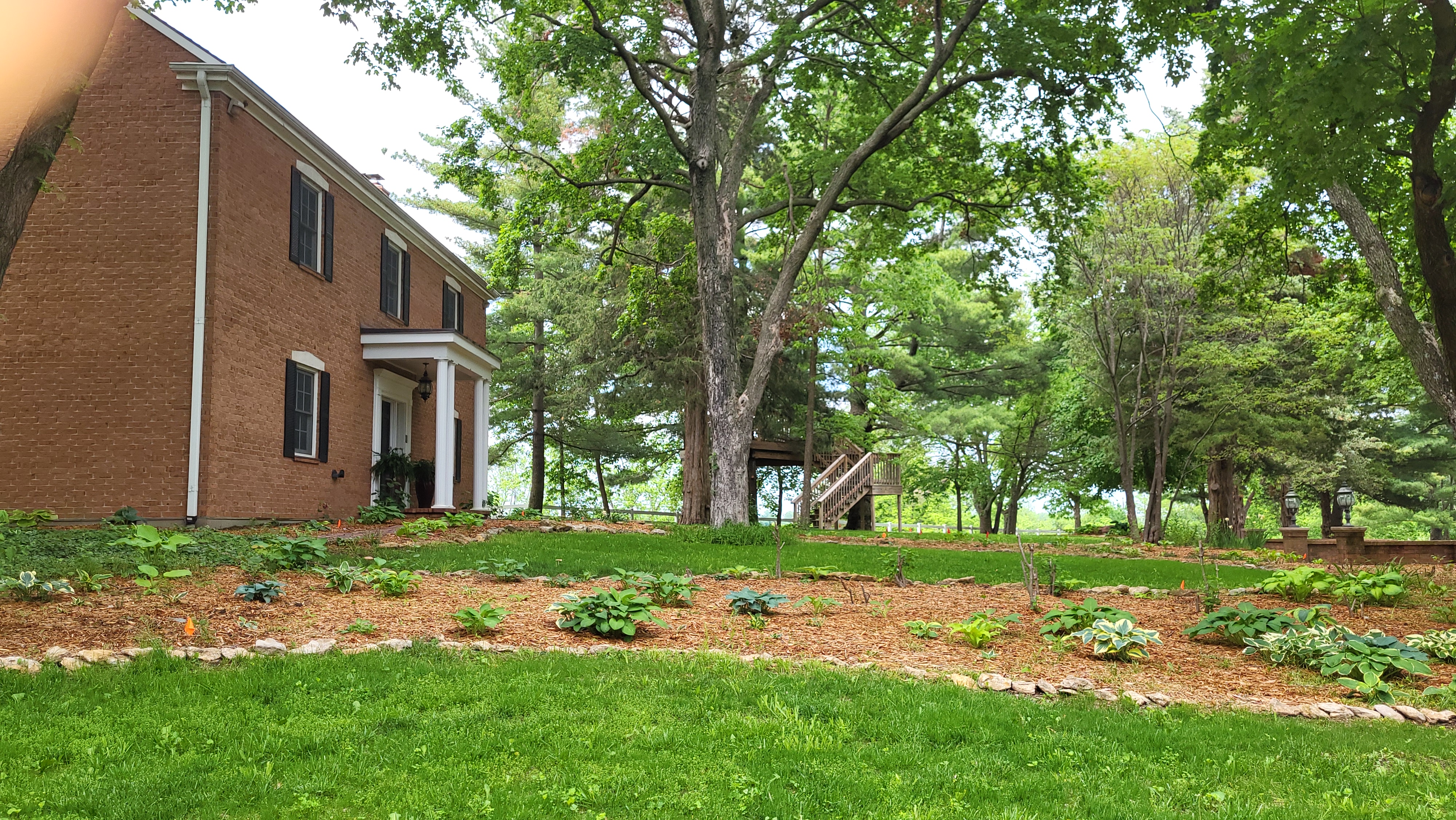 North of the deck